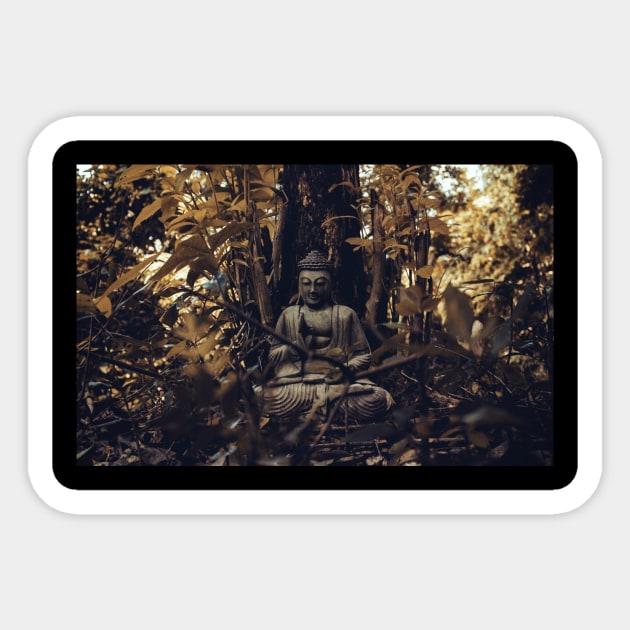 Buddha forest Sticker by Viewtiful_Art